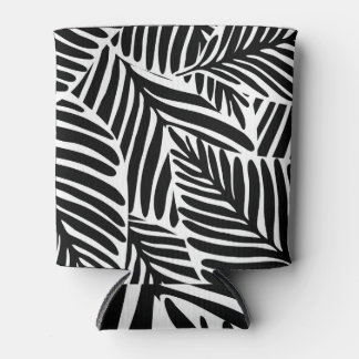 Rafraîchisseur Pour Canette Monochrome Jungle Motif géométrique sans couture