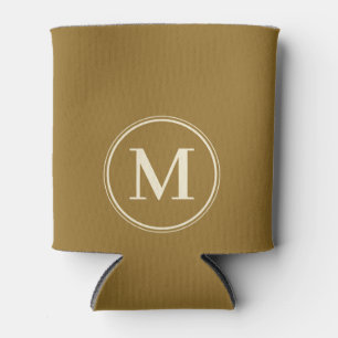Rafraîchisseur Pour Canette Monogramme Uni Chaud Couleur Désert