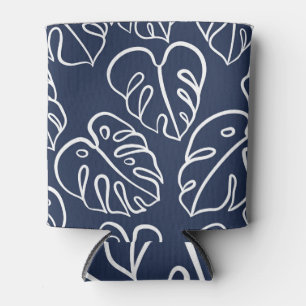 Rafraîchisseur Pour Canette Monstera Feuilles : Main Vintage Tirée.