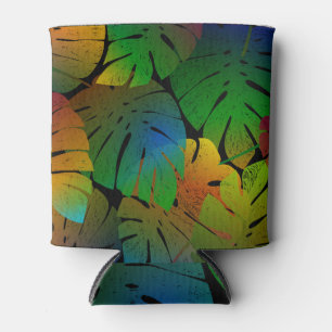Rafraîchisseur Pour Canette Monstère exotique : Feuilles de palme Vintage