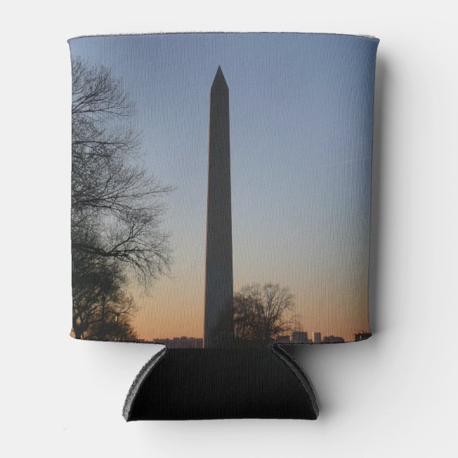 Rafraîchisseur Pour Canette Monument de Washington au coucher du soleil (Devant)