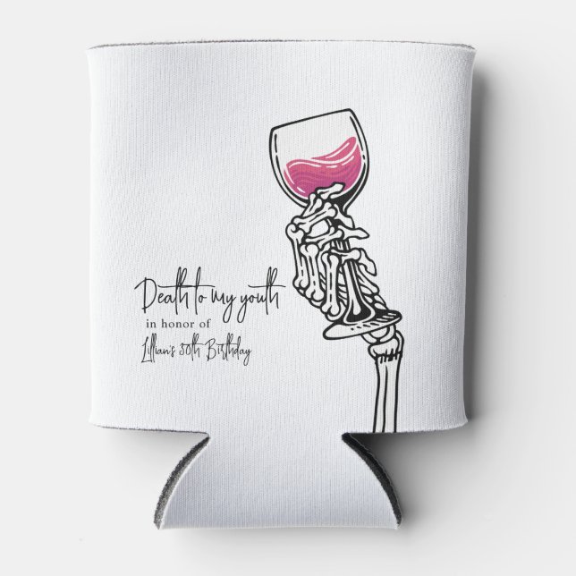 Rafraîchisseur Pour Canette Mort à ma jeunesse (Devant)