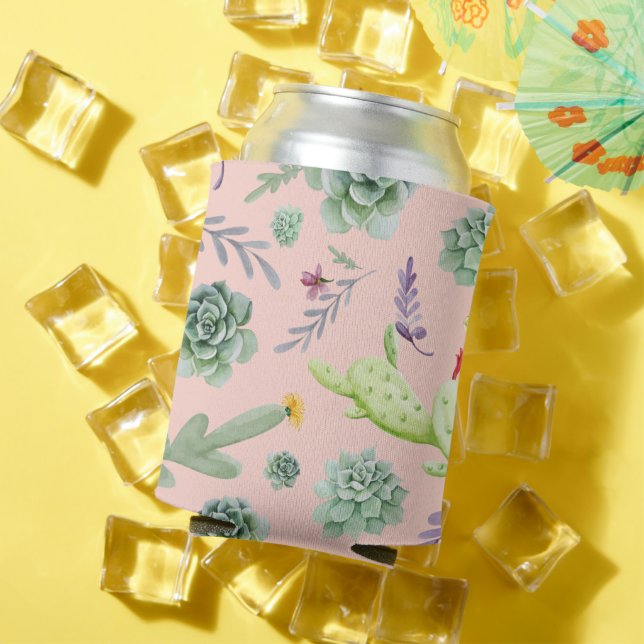 Rafraîchisseur Pour Canette Motif Cactus 8 (Été in situ)