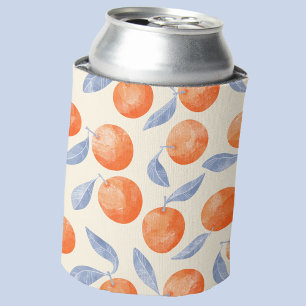 Rafraîchisseur Pour Canette Motif d'aquarelle Citrus Oranges