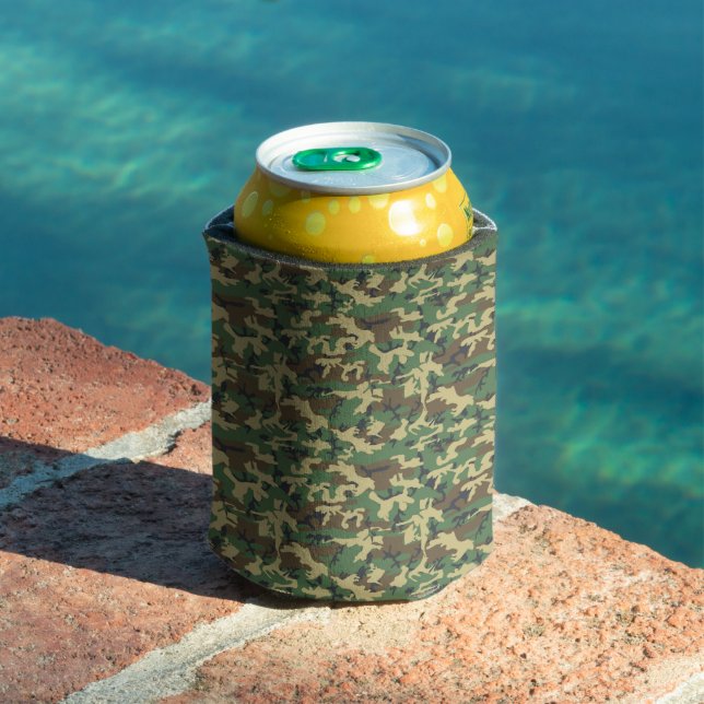 Rafraîchisseur Pour Canette Motif de Camouflage, Motif militaire, Camo, Armée (Piscine in situ)