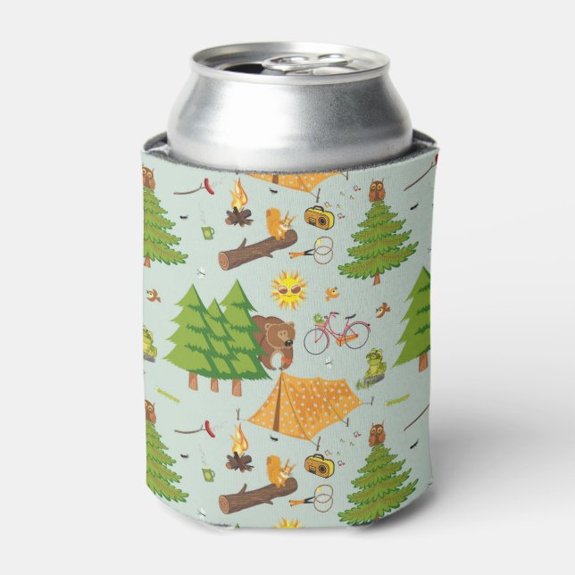 Rafraîchisseur Pour Canette Motif de camping (Can devant)