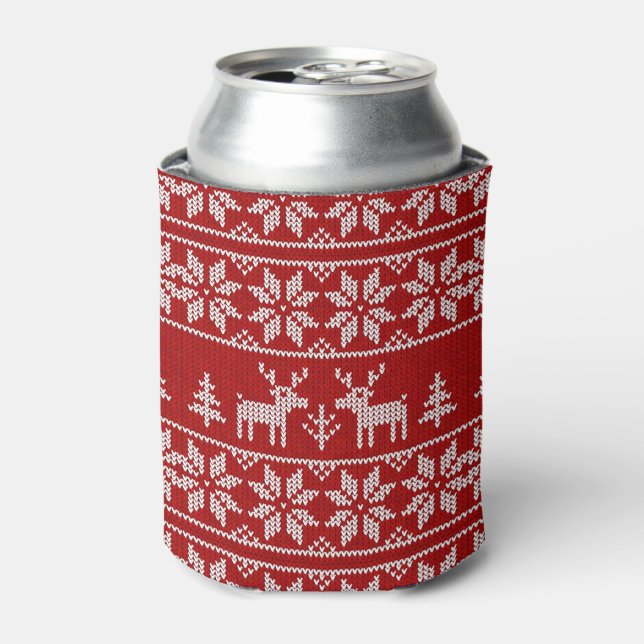 Rafraîchisseur Pour Canette Motif de chandail de cerfs (Can devant)