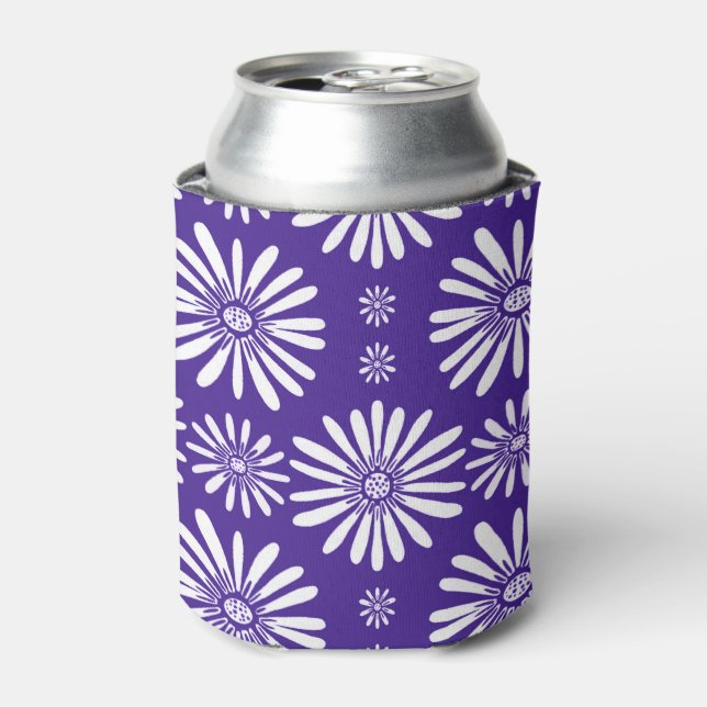 Rafraîchisseur Pour Canette Motif de marmite violet blanc peut refroidir (Can devant)