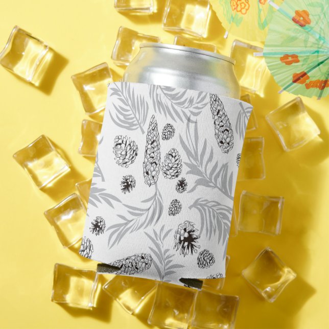 Rafraîchisseur Pour Canette Motif de Noël, Pine Snow 7 (Été in situ)