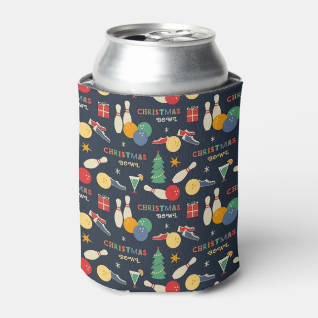 Rafraîchisseur Pour Canette Motif de Noël rétro (Can devant)