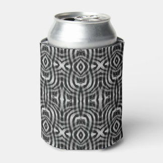 Rafraîchisseur Pour Canette Motif de tatouage tribal argent noir personnalisé