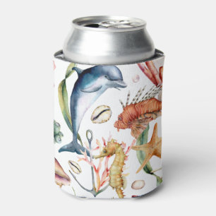 Rafraîchisseur Pour Canette Motif de vie aquatique nautique / Coffre de refroi