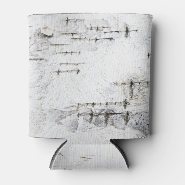 Rafraîchisseur Pour Canette motif d'écorce de bouleau peut confortable (Devant)