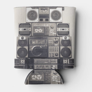 Rafraîchisseur Pour Canette Motif des enregistreurs de cassettes des années 80