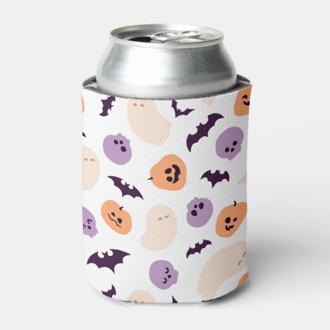 Rafraîchisseur Pour Canette Motif d'Halloween pour enfants amusants (Can devant)