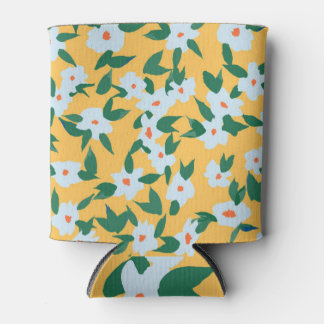 Rafraîchisseur Pour Canette Motif en tissu vintage à motifs de peinture.