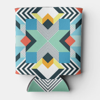 Rafraîchisseur Pour Canette Motif géométrique Abstrait moderne.