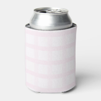 Rafraîchisseur Pour Canette Motif Gingham Rose Quartz Rose et Pastel
