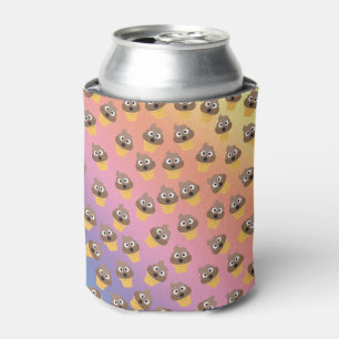 Rafraîchisseur Pour Canette Motif mignon de cornet de crème glacée d'Emoji d