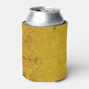 Rafraîchisseur Pour Canette Motif PUR de FEUILLE d'OR + votre texte/photo