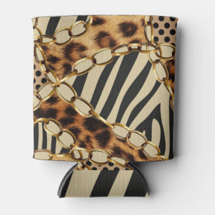 Rafraîchisseur Pour Canette Motif sans couture Leopard Poster de animal