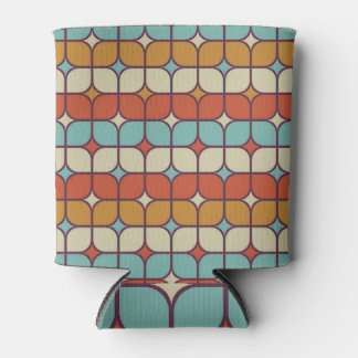 Rafraîchisseur Pour Canette Motif, style vintage et géométrique.