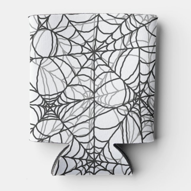 Rafraîchisseur Pour Canette Motif Web éffrayant Spider - Cadeaux d'Halloween (Devant)