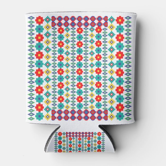 Rafraîchisseur Pour Canette Motifs Perler Bead (Devant)