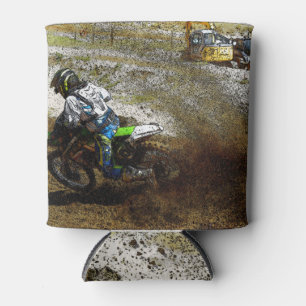 Rafraîchisseur Pour Canette Motocross Dirtbike Racer Sports Cadeau