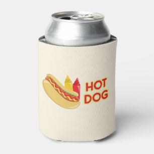 Rafraîchisseur Pour Canette Moutarde Ketchup Condiments Personnalisés pour Hot