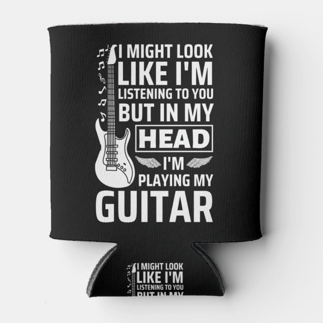 Rafraîchisseur Pour Canette Musique guitare (Devant)