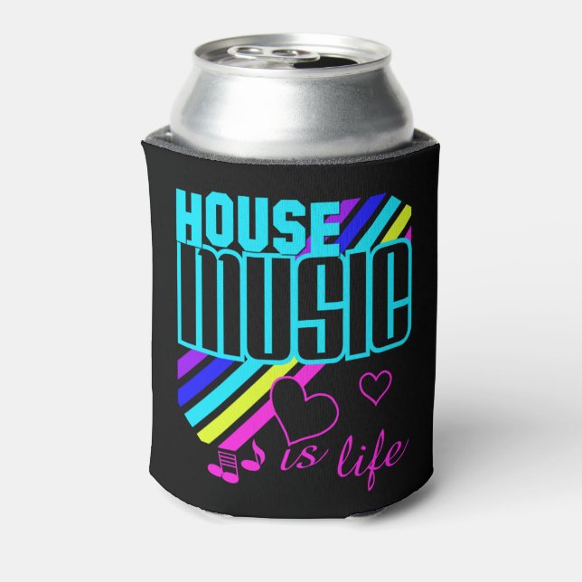 Rafraîchisseur Pour Canette Musique House de nom personnalisé (Can Dos)