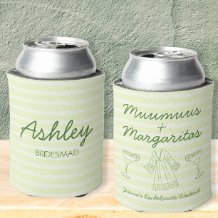 Rafraîchisseur Pour Canette Muumuus & Margaritas Enterrement de Vie de Jeune F