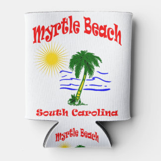Rafraîchisseur Pour Canette Myrtle Beach SC Palm Tree Water Design