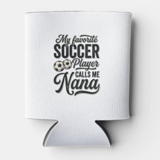 Rafraîchisseur Pour Canette Nana de foot Vintage Gravure Famille Joueur Chemis