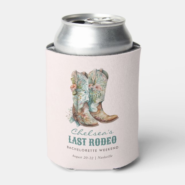 Rafraîchisseur Pour Canette Nashville Dernier Rodeo Boots Bachelorette Party (Can devant)