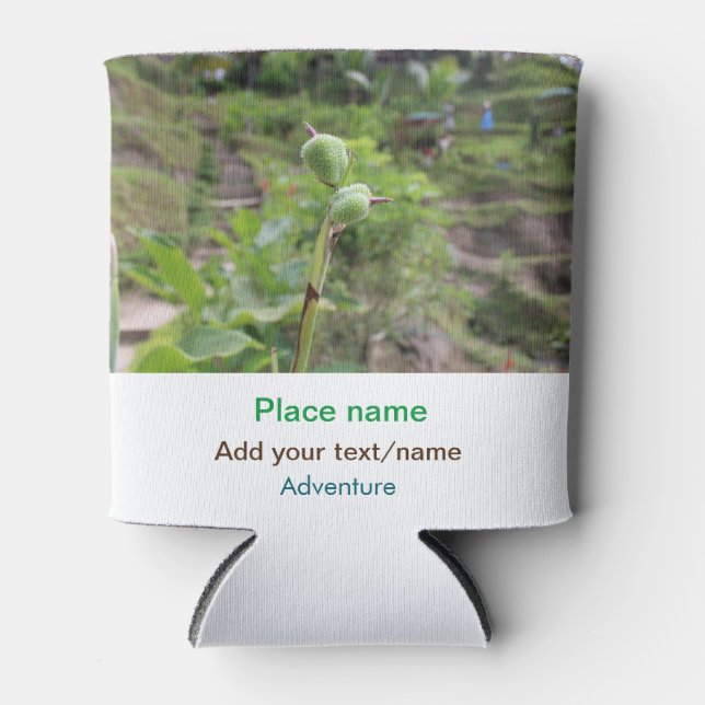 Rafraîchisseur Pour Canette Nature plante photographie plage eau nom de voyage (Devant)