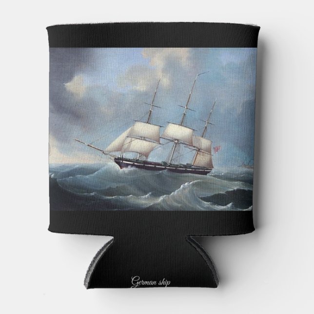 Rafraîchisseur Pour Canette Navire allemand Anne Emilie 1848 (Devant)