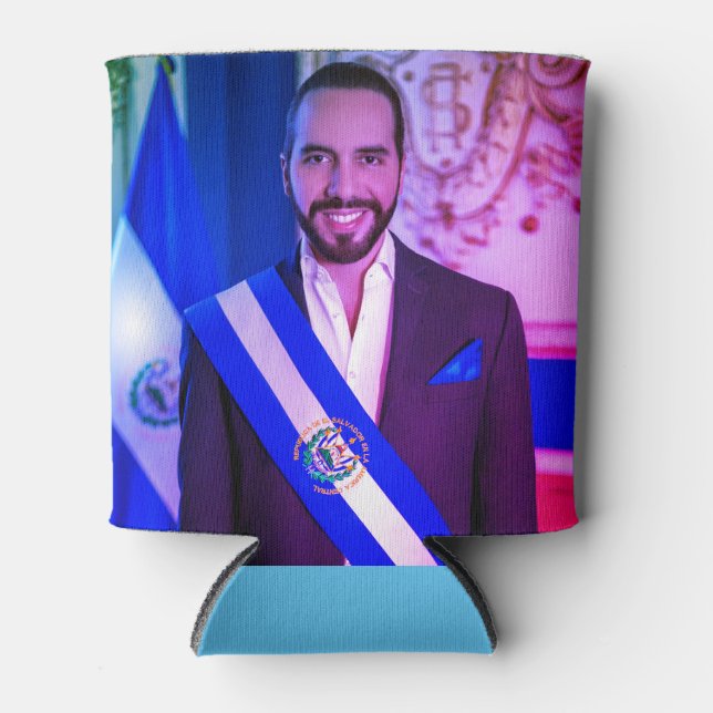 Rafraîchisseur Pour Canette Nayib Bukele, Président du Salvador (Devant)