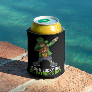 Rafraîchisseur Pour Canette Né Lucky Sur St Patrick's Day Dabbing Birthday