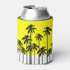 Néon d'été coloré Jaune et palmiers tropicaux