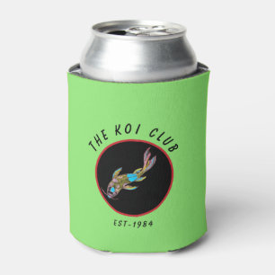 Rafraîchisseur Pour Canette Neon Koi Green Personnalisé Peut Se Rafraîchir