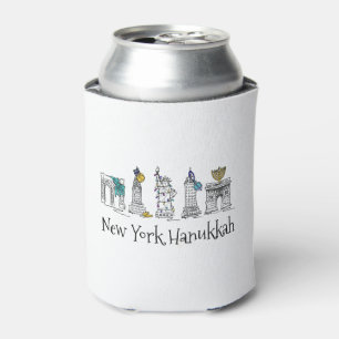 Rafraîchisseur Pour Canette New York City Hanoukka NYC Fête juive Chanukah