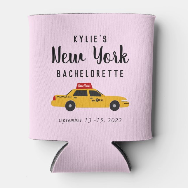 Rafraîchisseur Pour Canette New York City Taxi Bachelorette (Devant)