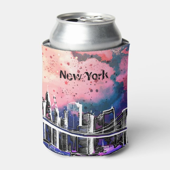 Rafraîchisseur Pour Canette New York, Pop Art (Can devant)