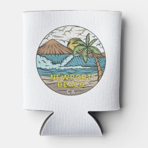Rafraîchisseur Pour Canette Newport Beach Californie Vintage