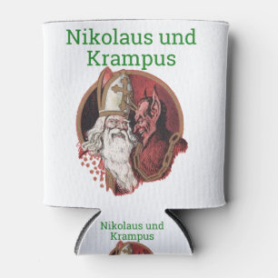 Rafraîchisseur Pour Canette Nikolaus et Krampus Noël allemand