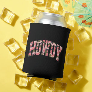 Rafraîchisseur Pour Canette Noël Camouflage Rose Camo Howdy Prépa