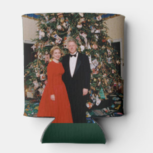 Rafraîchisseur Pour Canette Noël du président américain Bill Clinton et Hillar
