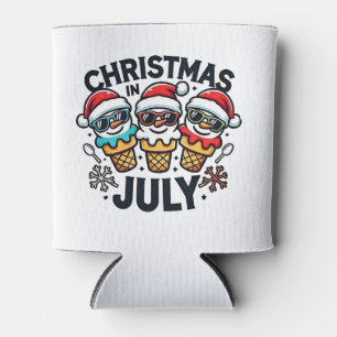 Rafraîchisseur Pour Canette Noël en Juillet 4 juillet Crème glacée USA